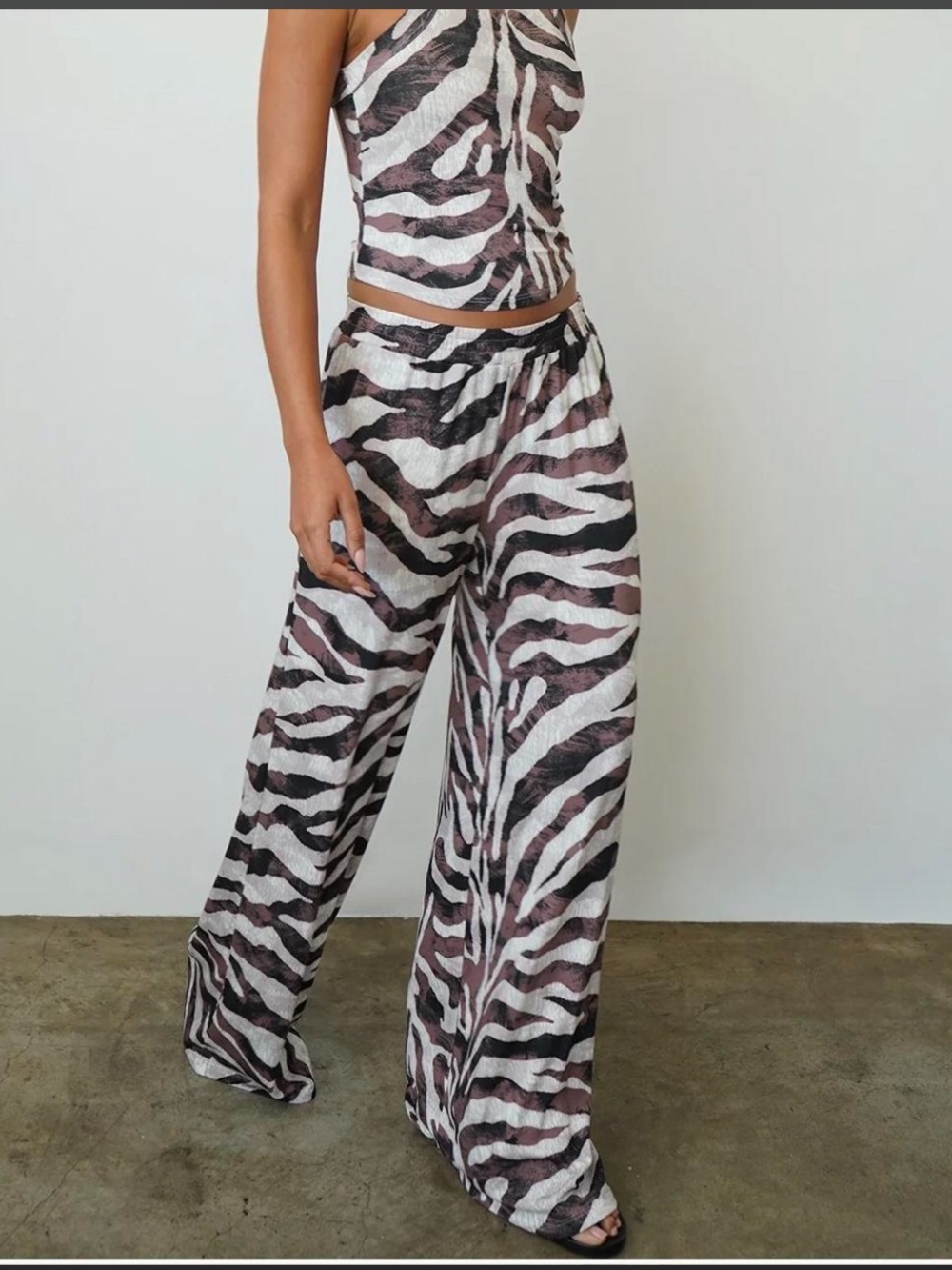 LNA Safari Ribbed Set - Tank and Bottoms NWT Size Small - Picture 2 of 4
